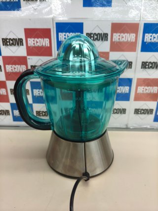 Exprimidor eléctrico de 60 W con 2 conos.