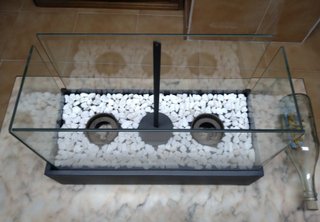 Chimenea Mesa Bioetanol Cristal Negro