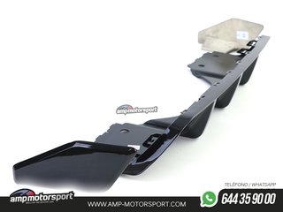 AÑADIDO DIFUSOR TRASERO BMW X6 F16 14-19 NEGRO BRILLO