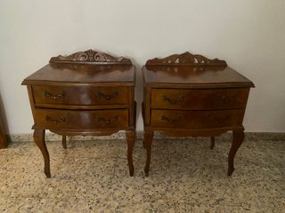 Mesas de Luz Vintage Madera