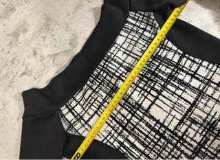 Vestido Negro y Blanco Quiz Talla S