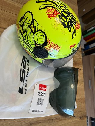 Casco LS2 Old School Skateboard Diseño Exclusivo