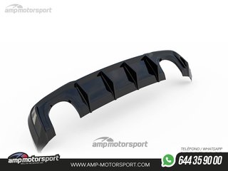 DIFUSOR TRASERO AUDI RS3 8V SPORTBACK 2017-- NEGRO BRILLO