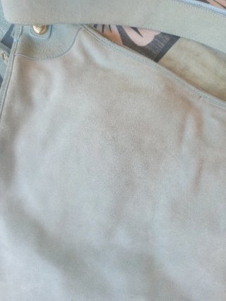 Borsa Carpisa blu con dettagli oro