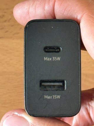 Carregador original Samsung Super Fast Charging