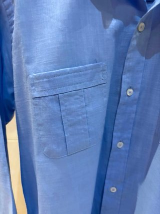 Camisa de hombre Azul Talla M