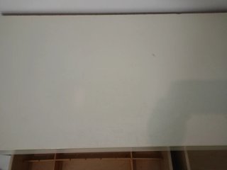 Mueble TV Beige y Blanco