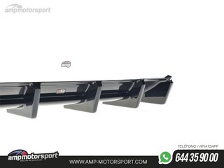 DIFUSOR TRASERO AUDI RS4 B9 2017-- NEGRO MATE