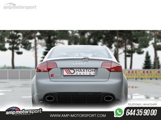 DIFUSOR TRASERO AUDI RS4 B7 2006-2008 NEGRO BRILLO