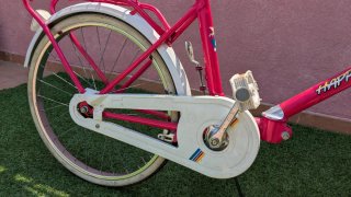 Bicicleta BH con cesta y parrilla