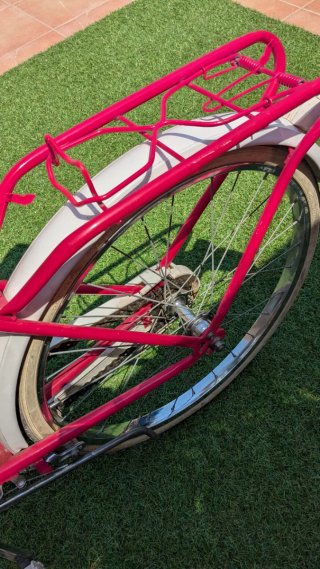 Bicicleta BH con cesta y parrilla