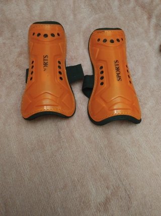 Espinilleras Deportivas Naranja