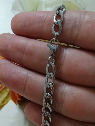 Fantástica Pulsera Barbada Acero 316L