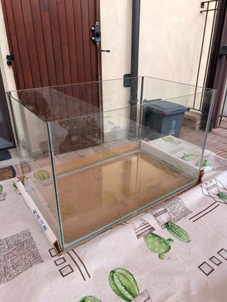 Acquario / Teca Vetro 40x24x25 cm - Come Nuovo