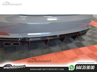 DIFUSOR TRASERO AUDI S5 F5 2016-- NEGRO MATE
