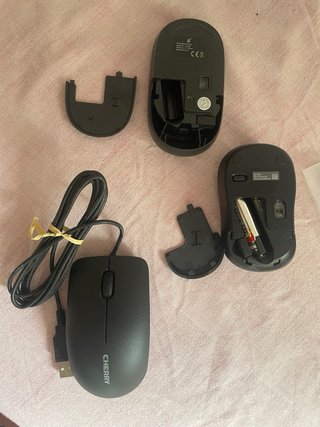 Lote 3 ratones ordenador Cherry y Logitech