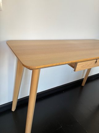 Escritorio IKEA LISABO madera claro