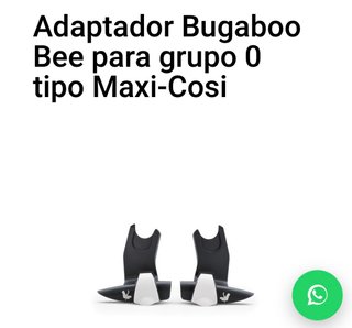 Adaptador Bugaboo Bee Grupo 0 Maxi-Cosi