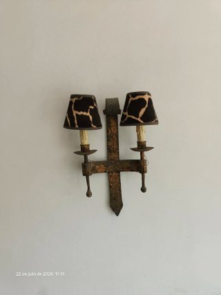 Lámpara de pared antigua (son dos iguales)