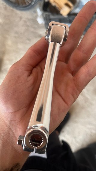 Pata de Cambios AM6 Cromada