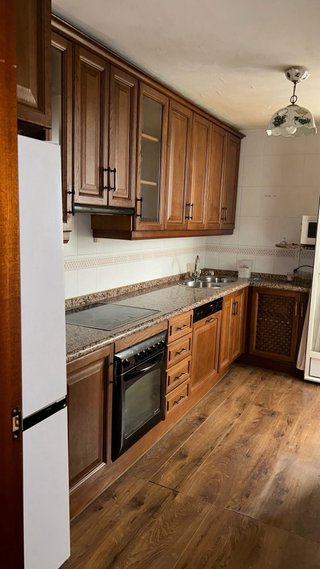 Muebles de Cocina Madera y encimera de mármol