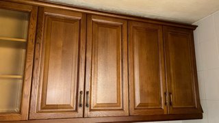 Muebles de Cocina Madera y encimera de mármol