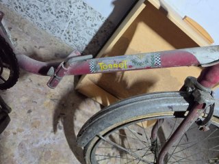 Bicicleta antigua plegable