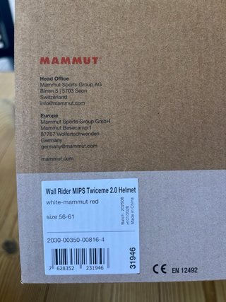 Casco escalada Mammut Wall Rider 2.0 MIPS Twiceme