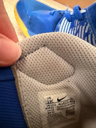 Scarpe da ginnastica blu per bambini Nike