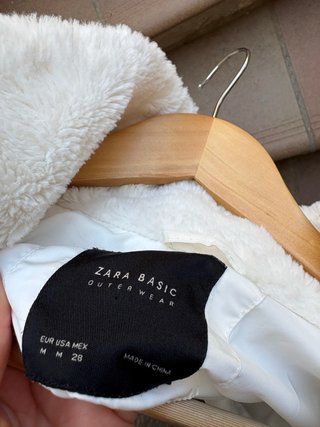 Chaqueta Zara acolchada blanca