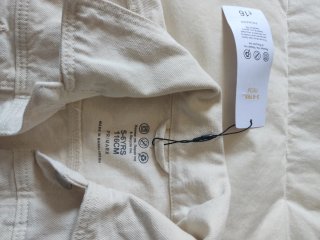 Chaqueta vaquera niña beige