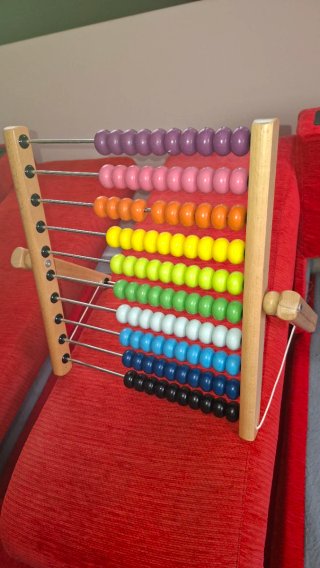 Un contable para niños de colores