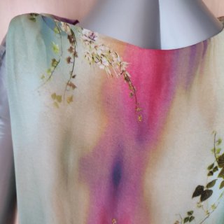 Blusa estampada floral talla L