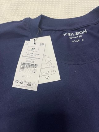 Camiseta Silbon Special Fit Minilogo Azul