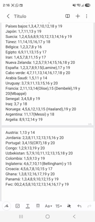 Cromos Mundial FIFA 26