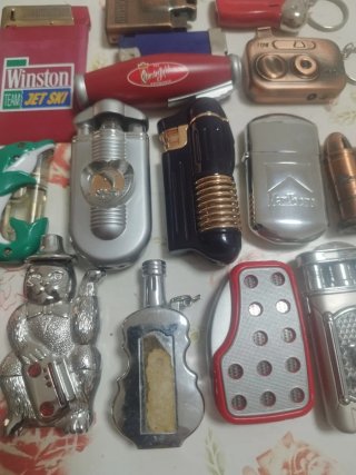 Lote 23 mecheros antiguos!