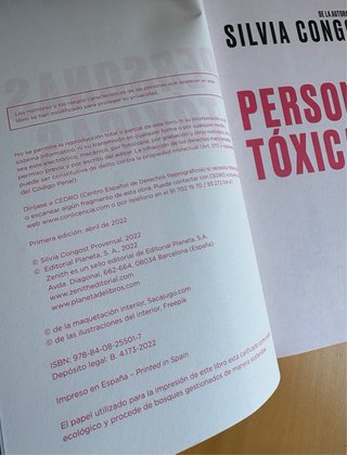 Personas tóxicas - Silvia Congost
