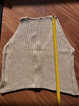 Gilet donna beige