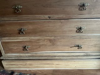 Cómoda de madera con cajones 39 cm Profundidad