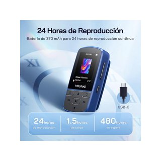 WOLFANG B0F2MMJRB5 128GB MP3 Bluetooth 5.2