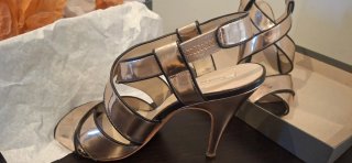Sandalias Bimba y Lola Doradas Talla 38