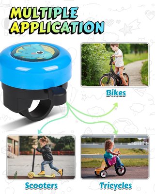 Timbre Bicicleta Infantil Dinosaurio