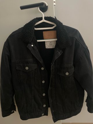 Chaqueta vaquera negra LO DENIM Talla XS