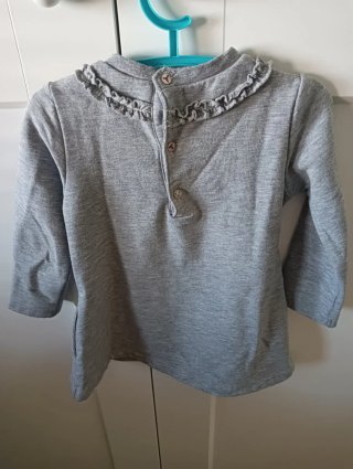 Vestido Mayoral gris con dibujo