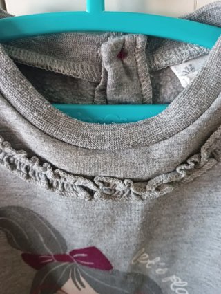 Vestido Mayoral gris con dibujo