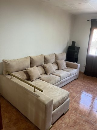 Sofá Chaise Longue Beige