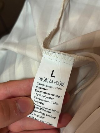 Vestito Lungo a Righe Senape e Bianco