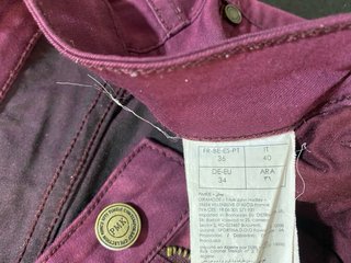 Pantalones vaqueros granates Pimkie Talla
