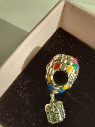 Colgante Pandora Globo Casa Multicolor