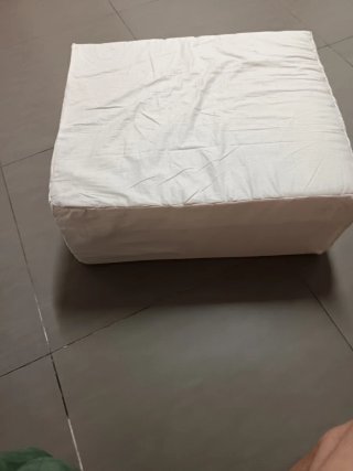 Cubo in gommapiuma rivestito in tessuto